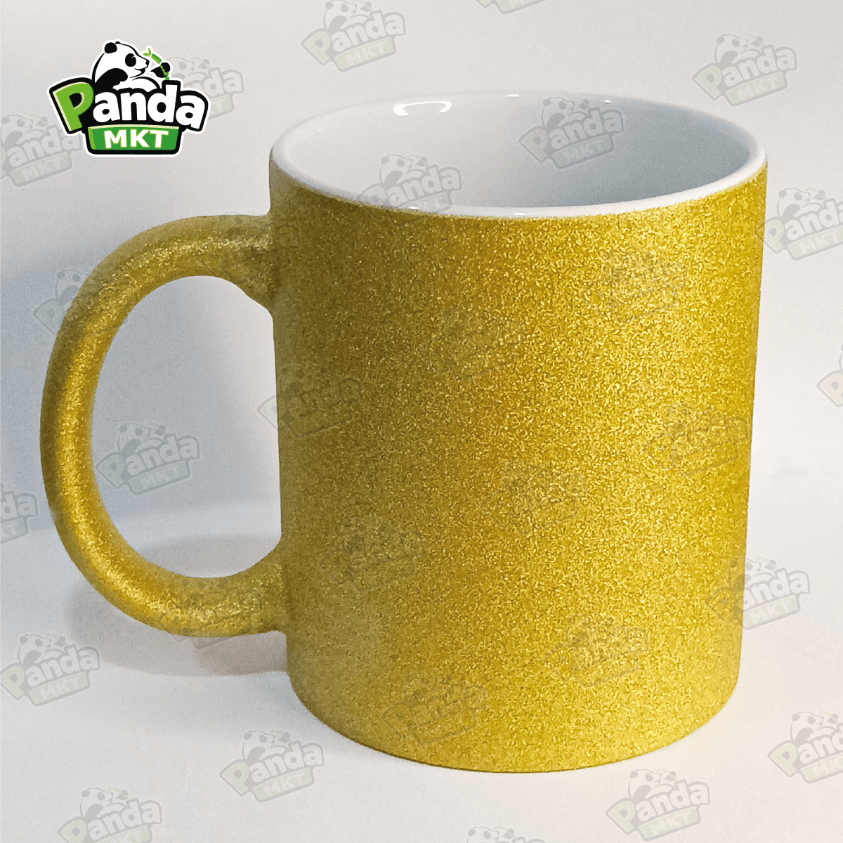 taza dorada sublimada